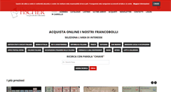 Desktop Screenshot of filateliafischer.it